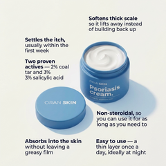 Coal Tar Psoriasis Repair Cream - Oran Skin